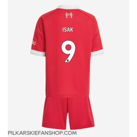 Koszulka piłkarska Liverpool Alexander Isak #9 Strój Domowy dla dzieci 2025-26 tanio Krótki Rękaw (+ Krótkie spodenki)